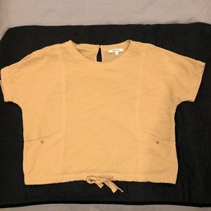 Madewell Drawstring Tan Top